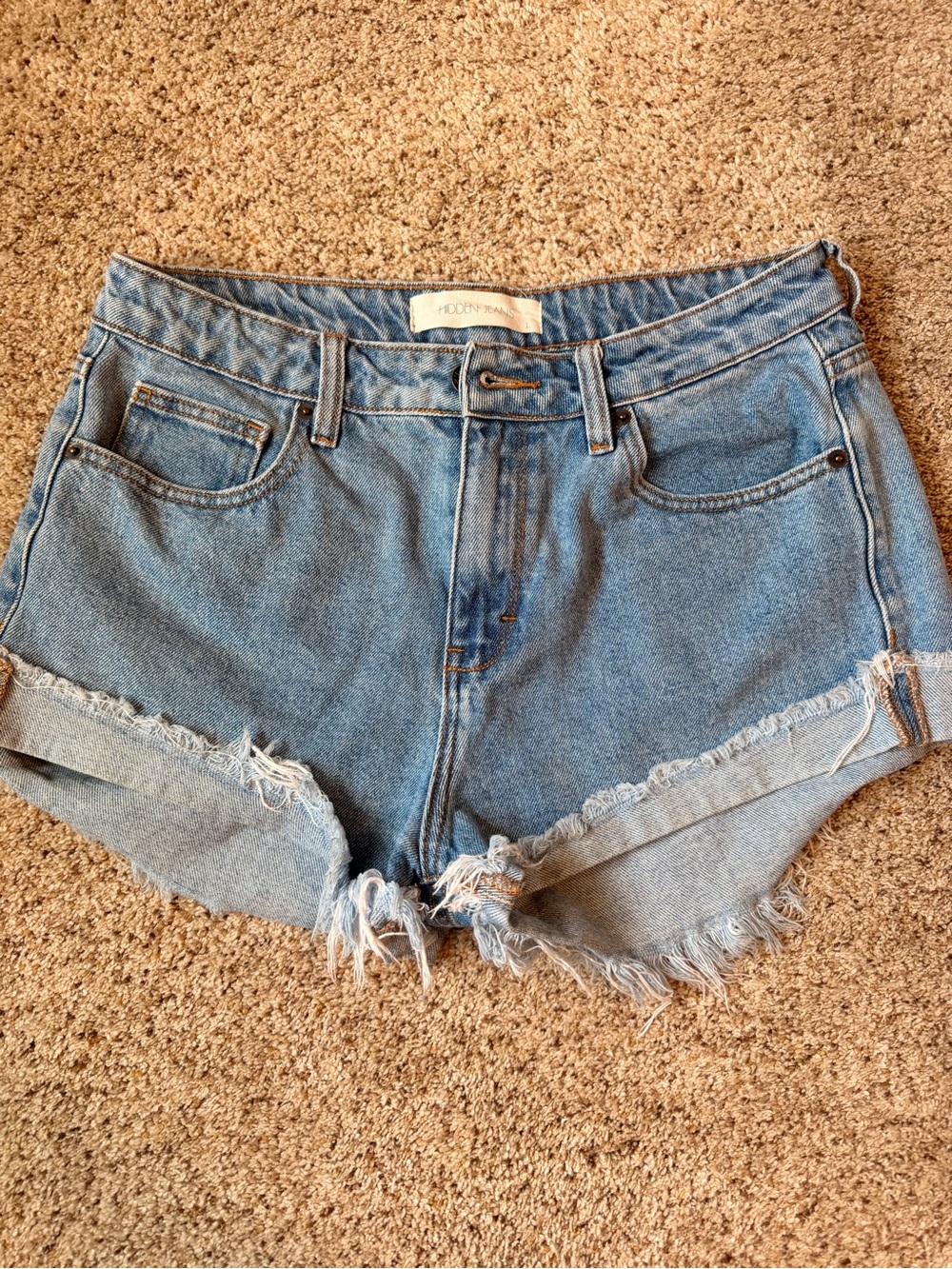 Hidden Jean Shorts-like new